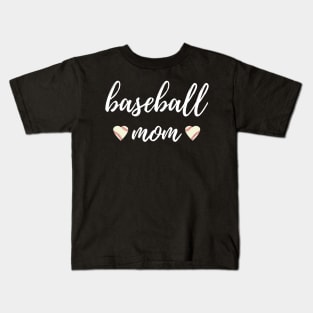 Baseball Mom, A Loving Mother Who Likes Baseball Kids T-Shirt